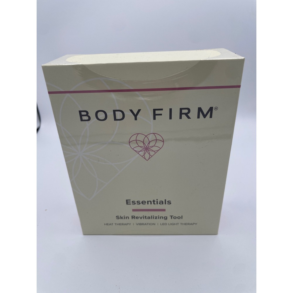 Body Firm Essentials Skin Revitalizing Tool Heat Vibration LED Light Therapy New